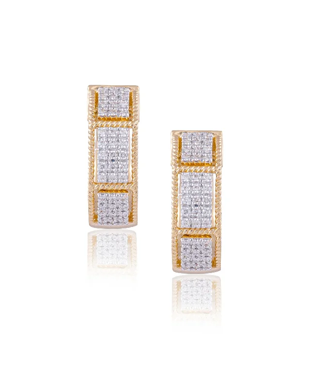 Diamond Long Earring