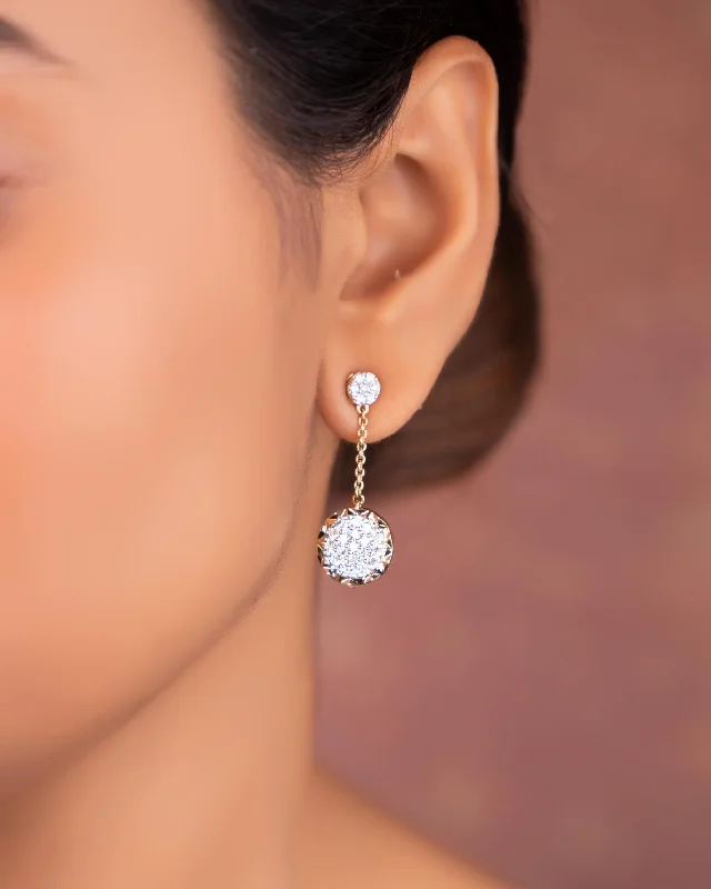 Diamond Long Earrings