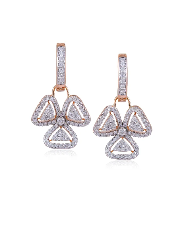 Diamond Long Earrings