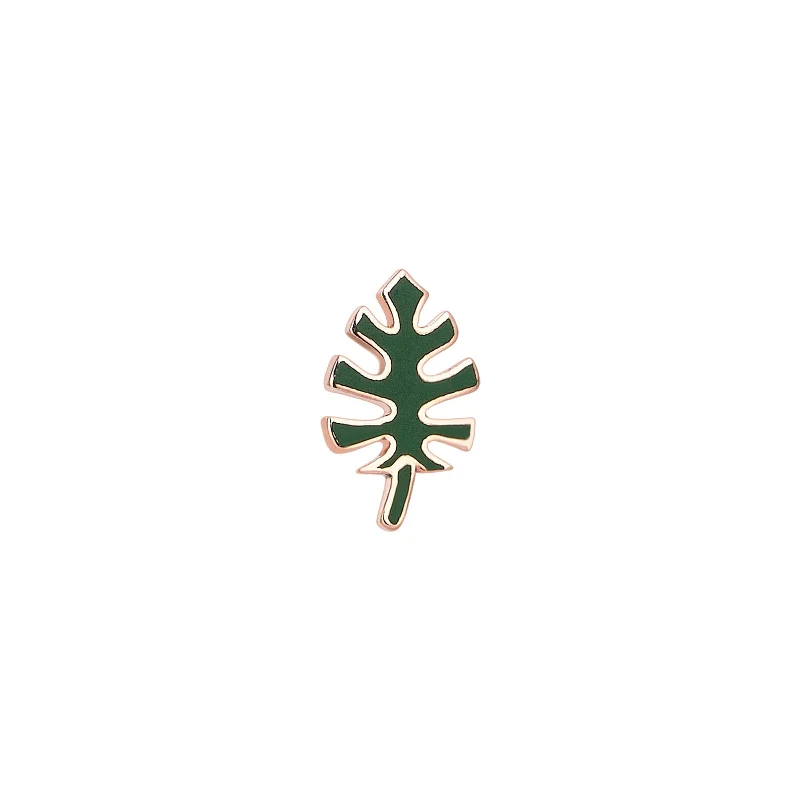 Monstera Stud Earring