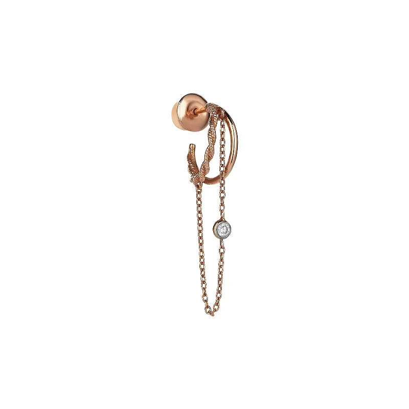 Tresor Dangling Hoop Earring