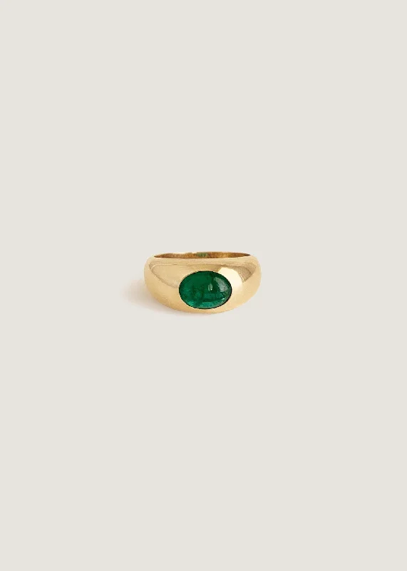 Avery Dome Ring Emerald