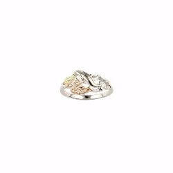 Black Hills Gold Silver Dolphin Ring