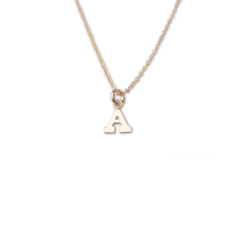 Gold Letter Necklace