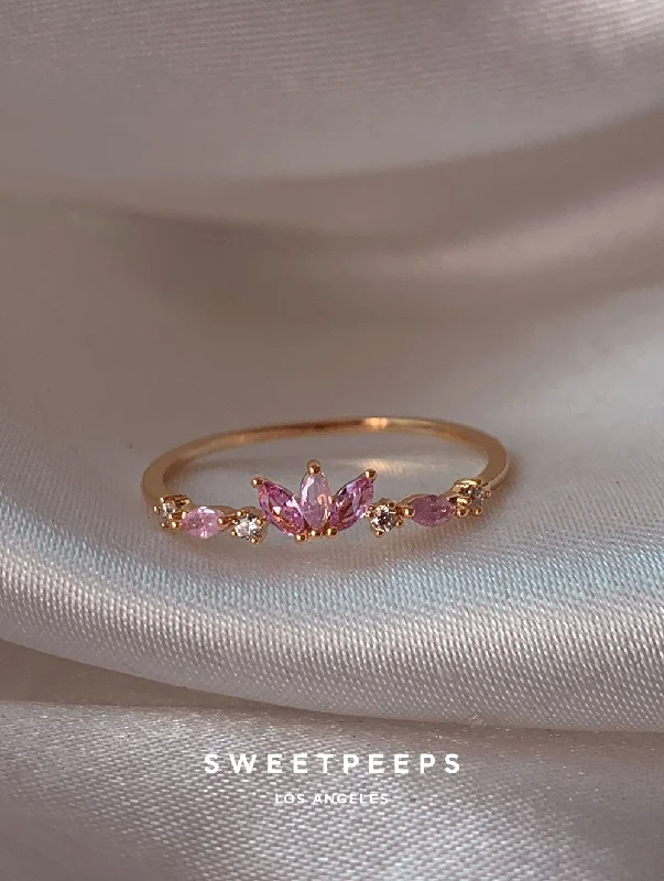 Kalene Pink Pastels Ring