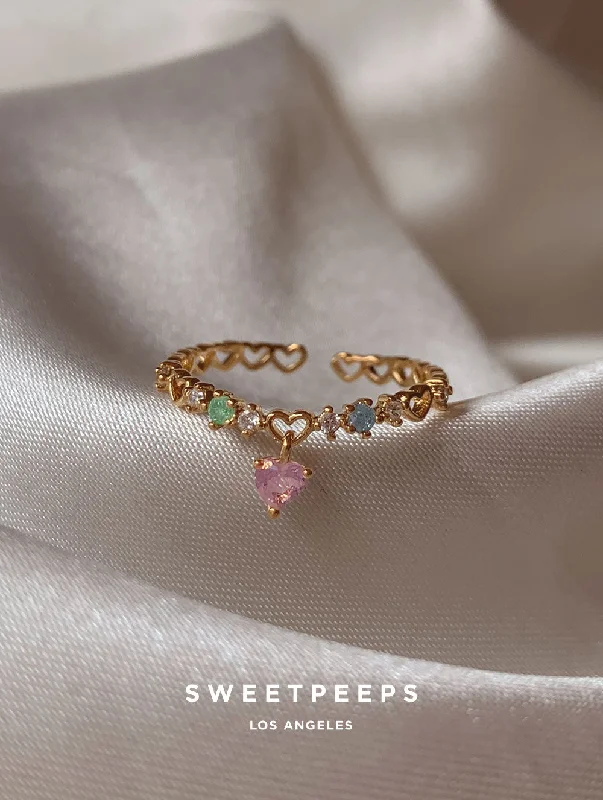 Polina Heart Ring