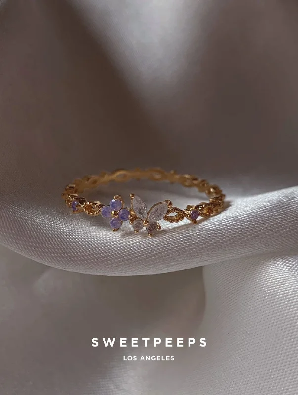 Saskia Butterfly Petals Ring