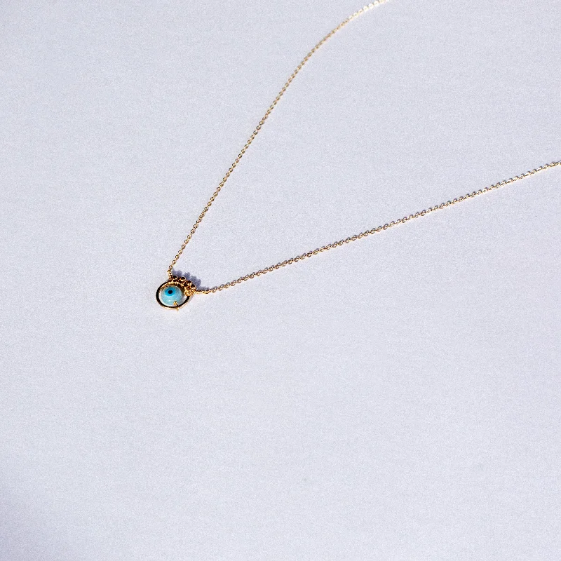 Gold-filled Evil Eye Necklace