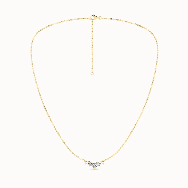 5-Stone Diamond Necklace