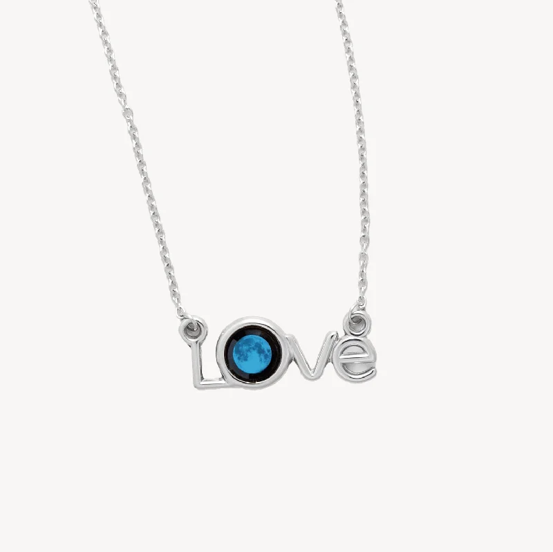 Blue Moon Luna Love Necklace