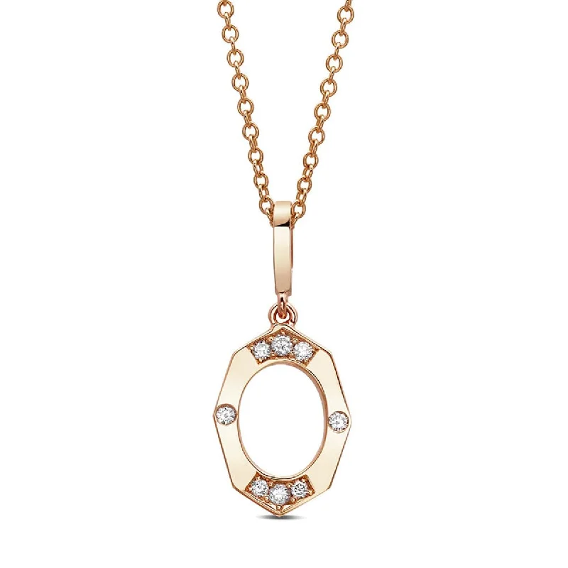 Diamond Affinity Oval Pendant Necklace - available on special order