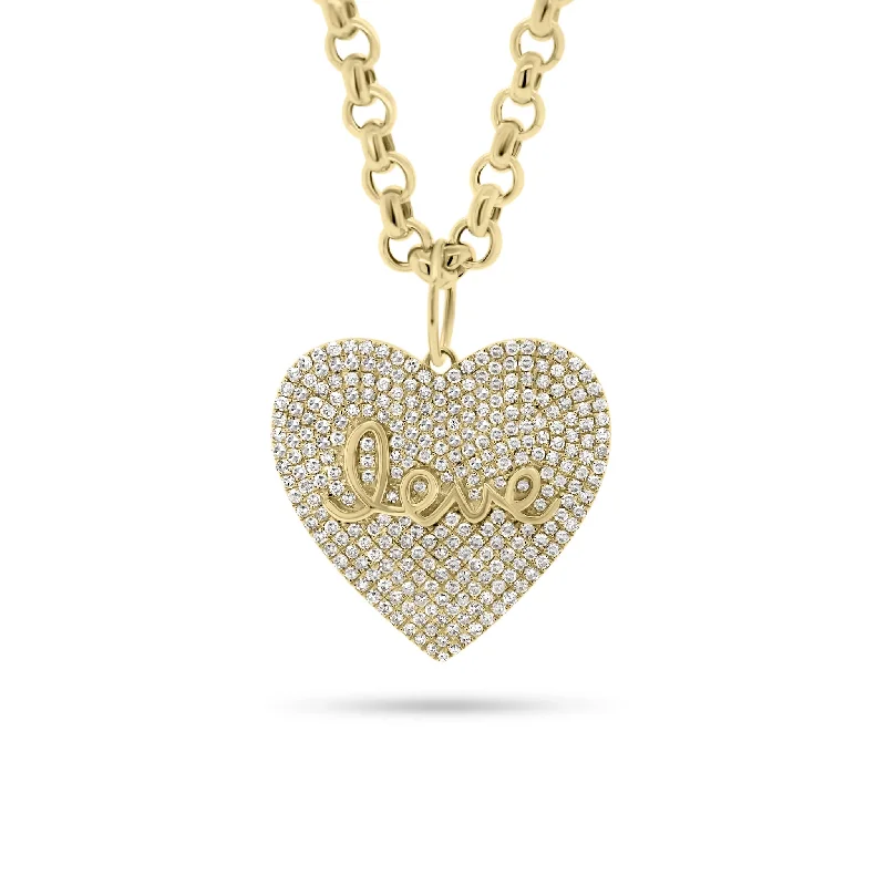 Diamond Love Heart Pendant