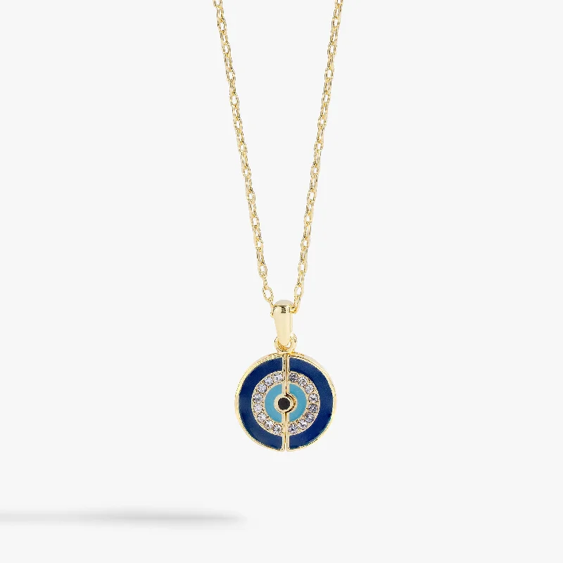 Evil Eye Mantra Necklace