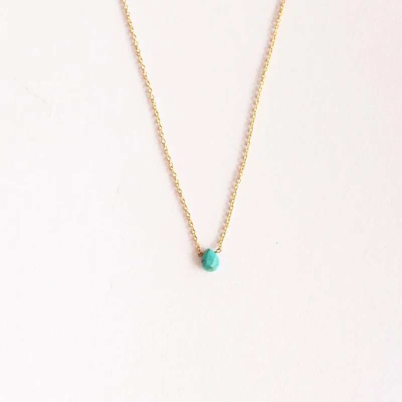 Pear Shape Turquoise Necklace - available by special order