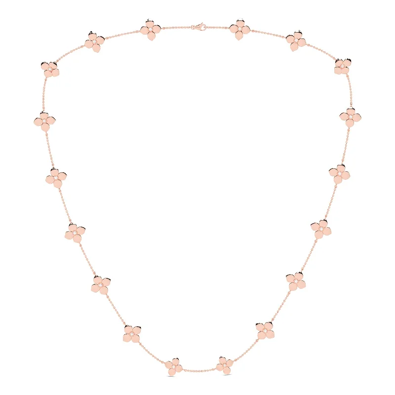 La Fleur Forever Diamond Stationed Necklace