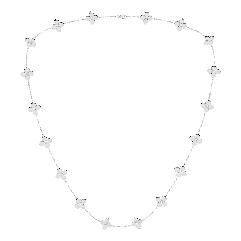 La Fleur Forever Diamond Stationed Necklace