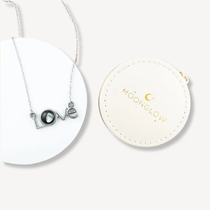 Luna Love Necklace and Travel Case Bundle