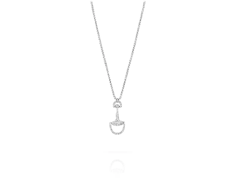 Medium Montana Charm Necklace | Diamond