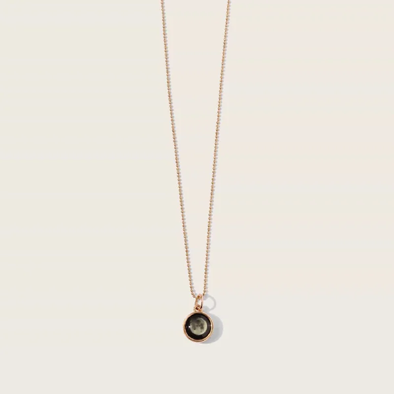 Mini Rose Gold Simplicity & Bead Chain