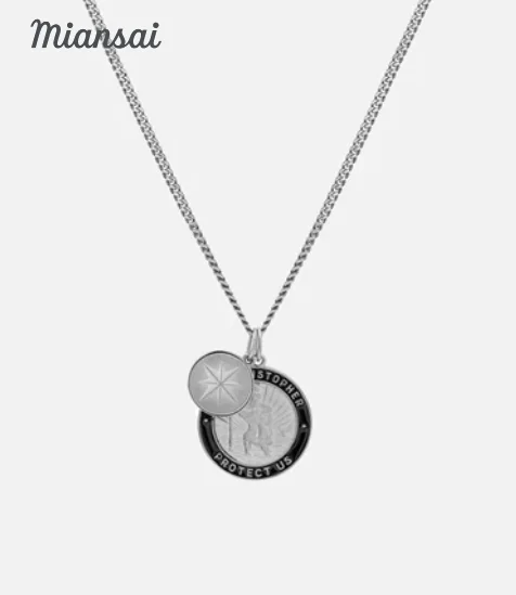 Saint Christopher Surf Necklace