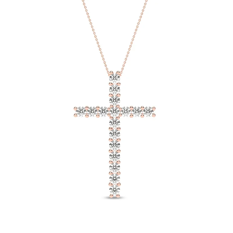 Signature Diamond Cross Necklace