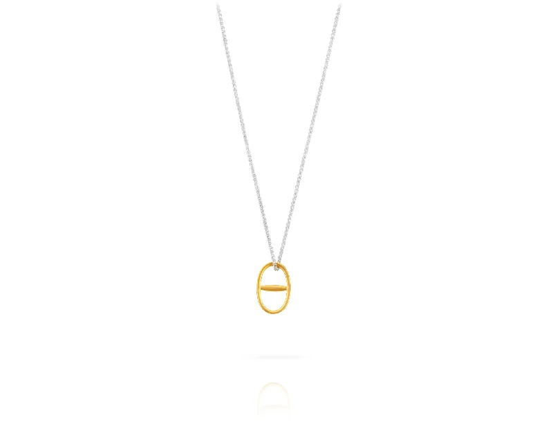 Small Kingston Charm Necklace | Two-Toned