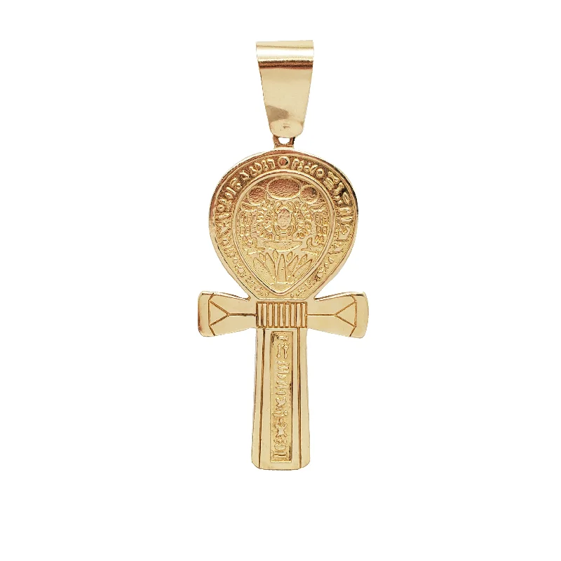 Ank Cross Pendant (14K)