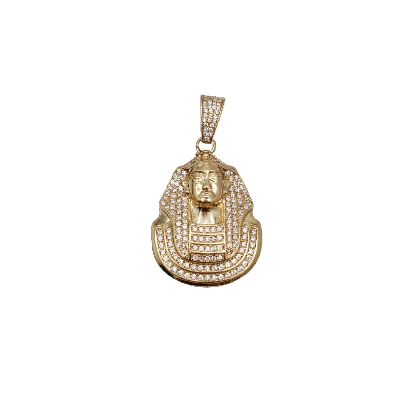 Cubic Zirconia Pharaoh Pendant (14K)