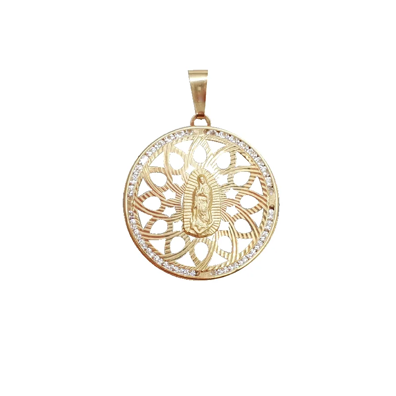 CZ Guadalupe Pendant (14K)