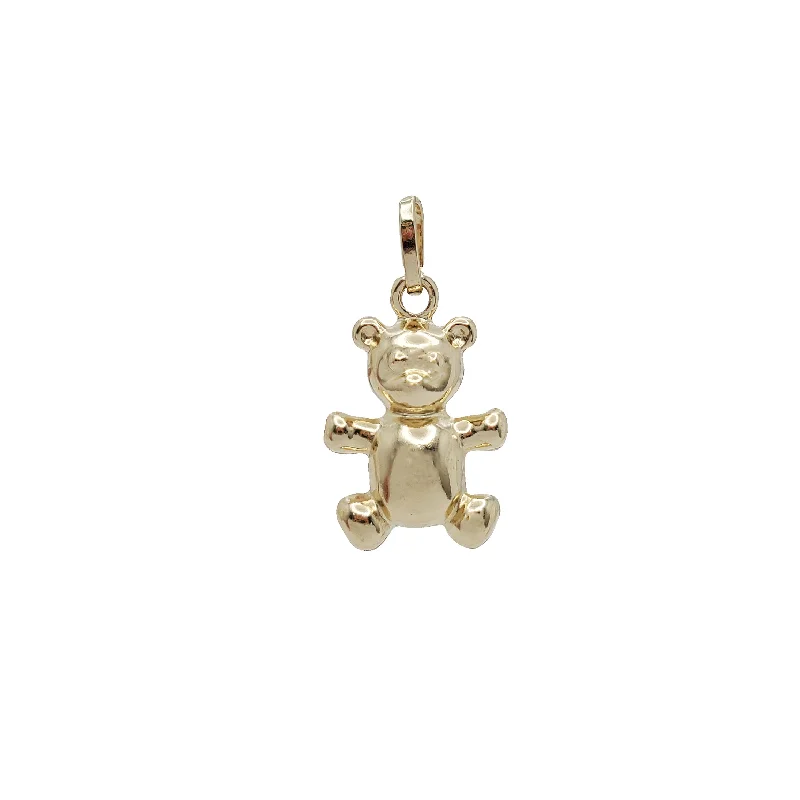 Teddy Bear Pendant (14K)